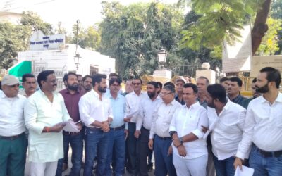 प्रजापत ( कुम्हार) का राजकीय जमाबंदी में कुमावत जाति जोड़ने पर आंदोलनरत कार्यकारिणी एंव समाजजन